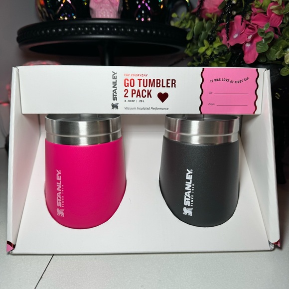 Stanley Other - ✨🆕 Stanley 2pk 10 oz Stainless Steel Go Tumblers Cosmo Pink / Black